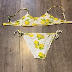 IKA-KUL white lemon print bikini